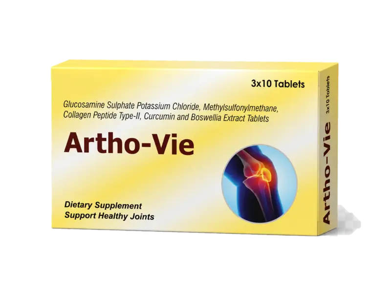 Artho-Vie product packaging