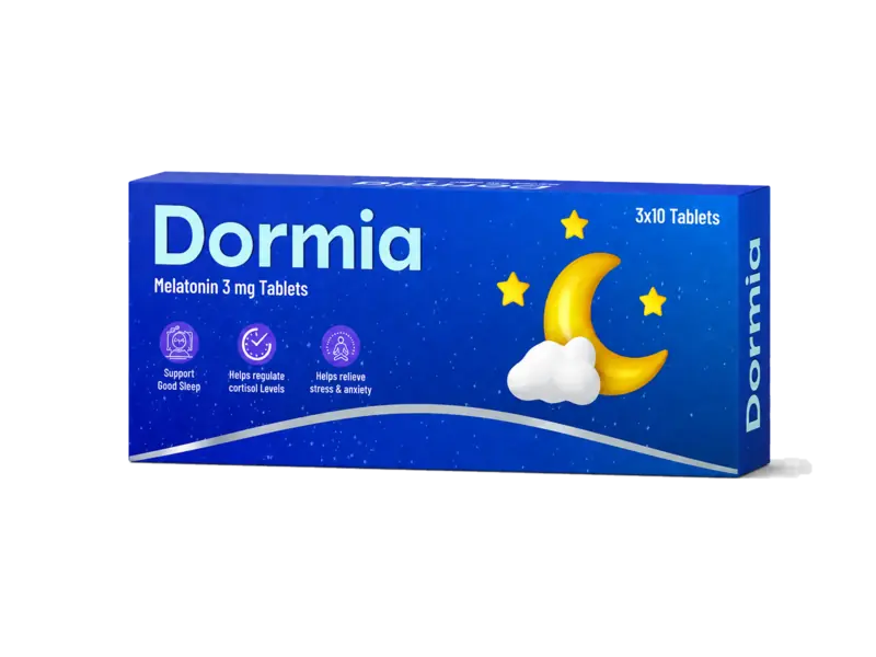 Dormia product packaging